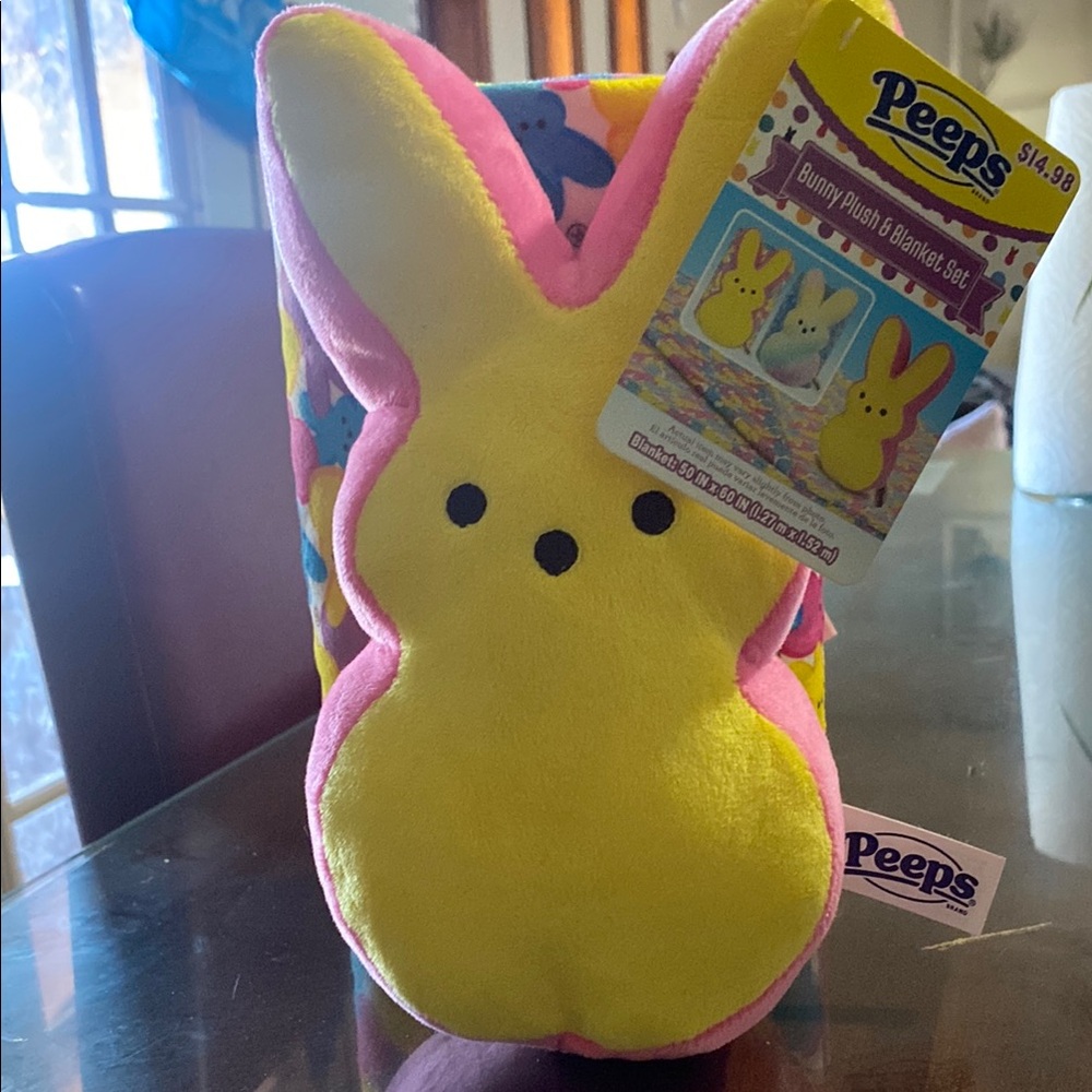 Peeps Bunny Plush and Blanket Set